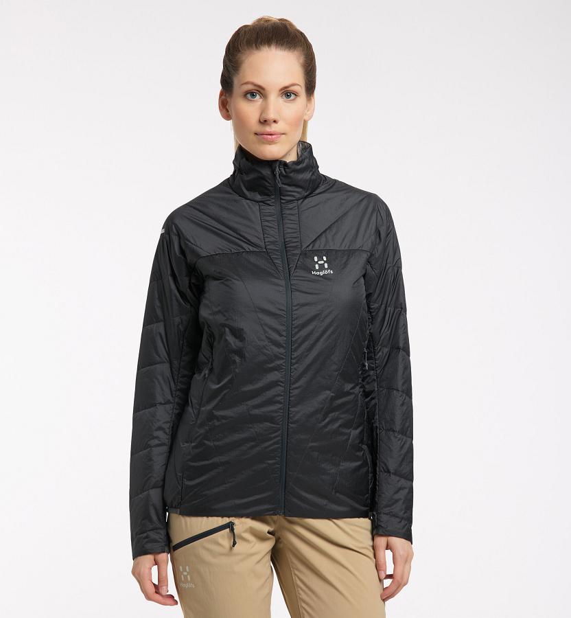 Haglöfs Womens L.I.M Barrier Down Jacket Black New Zealand 96835JGAH